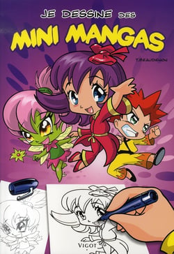 Je dessine des mini mangas
