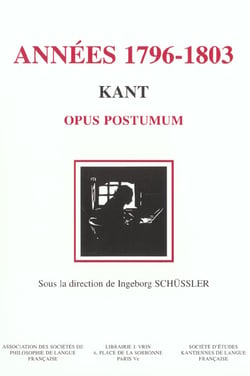 Kant, les années 1796-1803 : Opus postumu
