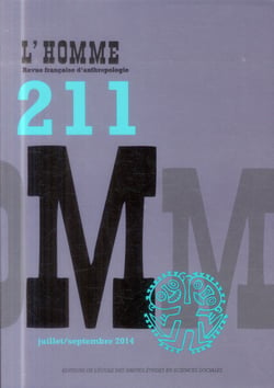 Revue l'homme n.211 - juillet/septembre 2014
