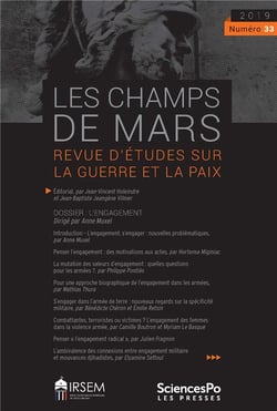 Revue les Champs de Mars n.33 : l'engagement