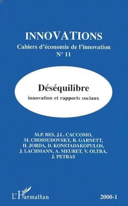 Revue innovations n.11 : déséquilibre - innovation et rapports sociaux
