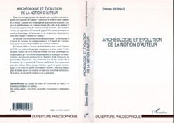 Archeologie et evolution de la notion d'auteur
