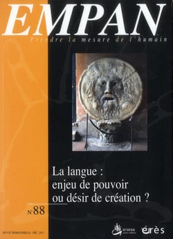 Revue Empan n.88 : la langue des éducateurs