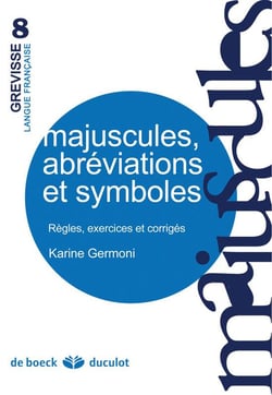 Majuscules, abréviations et symboles