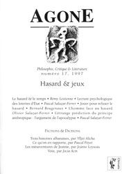 REVUE AGONE Tome 17 : Agone 17-1997-Hasard et Jeux