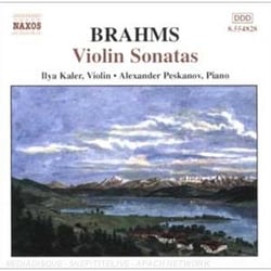 Sonates Pour Violon : N 1 En Sol Maj. Op.78, N 2 En La Maj. Op.100, N 3 En Ré Min. Op.108