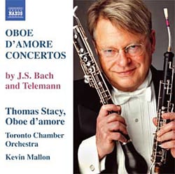 Johann sebastian bach - georg philipp telemann concertos pour hautbois d'amour