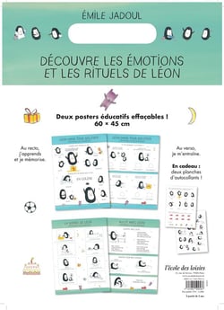 Les posters éducatifs de Léon - Découvrir les émotions et les rituels de Léon