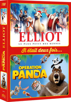 Il était deux fois... - Coffret : Opération Panda + Elliott, le plus petit des rennes
