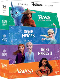 La Reine des neiges + La Reine des neiges 2 + Raya et le dernier dragon + Vaiana, la légende du bout du monde
