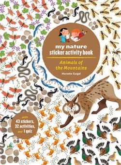 My nature sticker activity book : animals of the mountains