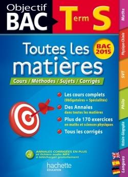 Objectif bac - toutes les matières - terminale s