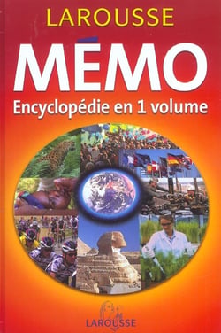 Memo - encyclopedie en 1 volume - edition 2003