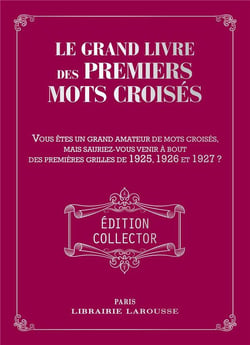 Le Grand livre des Premiers mots croisés