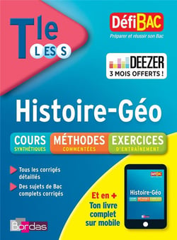 DEFIBAC : histoire - géographie - terminale - L - ES - S (édition 2018)