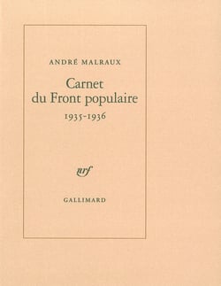 Carnet du Front populaire : (1935-1936)