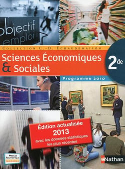 Echaudemaison Sciences Economiques Et Sociales 2Nde (Grand Format)