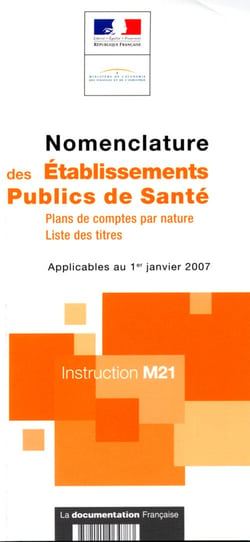 Nomenclature des établissements publics de santé - instruction m21 - plans de comptes par nature - listes des titres - applicables au 1er janvier 2007
