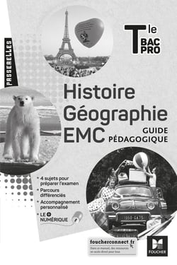 Passerelles : histoire-géographie-EMC - terminale bac pro - guide pédagogique (édition 2021)