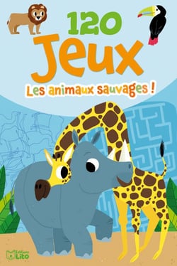 120 jeux - les animaux sauvages !