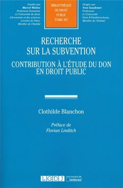 RECHERCHE SUR LA SUBVENTION