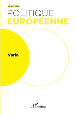 Revue politique européenne n.60 : varia (édition 2018)