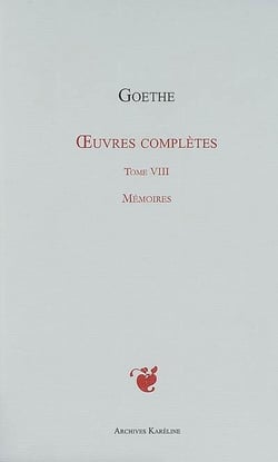 Oeuvres complètes t.8 - mémoires