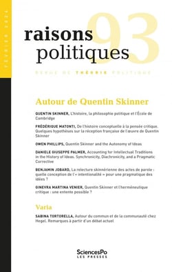 Revue raisons politiques n.93