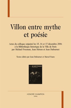 Villon entre mythe et poésie