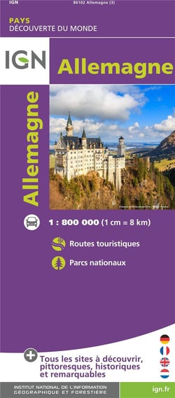 86102 Allemagne  1/800.000