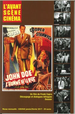 L'avant-scene cinema n 639/640 john doe  l'homme de la rue janv/fev 2017