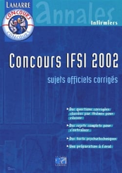 Pack special concours ifsi 2001 et 2002