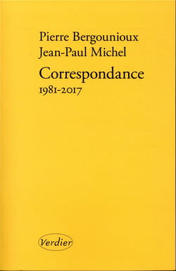 Correspondance 1981-2017
