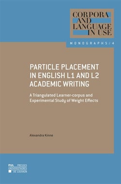 Particle placement in english l1 and l2 academic writing - a triangulated learner-corpus and experimental study of weight effects