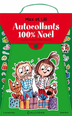 Max et lili - autocollants 100% noël