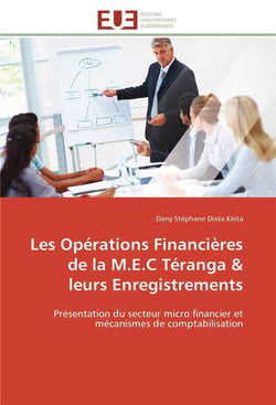 Les operations financieres de la m.e.c teranga & leurs enregistrements