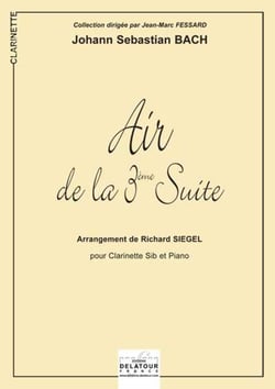 Air de la 3ème suite orchestrale BWV 1068 pour clarinette et piano