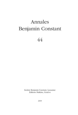Annales Benjamin Constant n.44