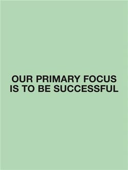 Jessica vaughn : our primary focus is to be successful