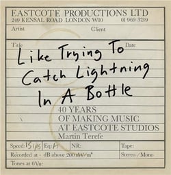 Like trying to catch lightning in a bottle 40 years of making music at eastcote studios