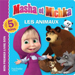 Mon premier livre son : Masha et Michka : les animaux
