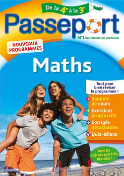 Passeport : maths - de la 4e à la 3e