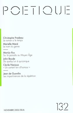 Poetique, n  132