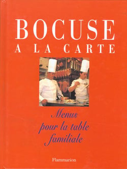 Bocuse a la carte - menus pour la table familiale - illustrations, couleur