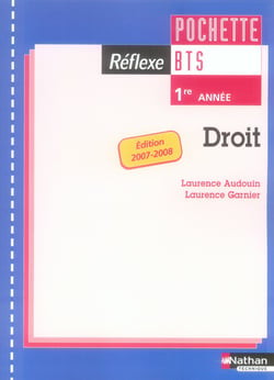 Droit - bts 1e année - pochette - livre de l'élève (édition 2007)