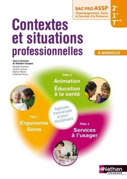 Contextes et situations professionnelles - 2e, 1re et terminale - bac pro - option domicile - livre de l'élève
