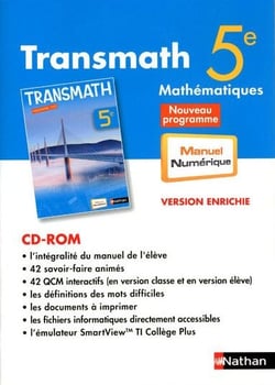 Manuel numérique enrichi - 5ème - dvd du professeur (édition 2010)