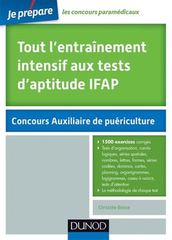 Je prépare - tout l'entraînement intensif aux tests d'aptitude ifap (2e édition)