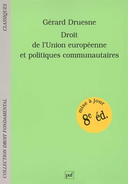 Droit de l'Union européenne et politiques communautaires