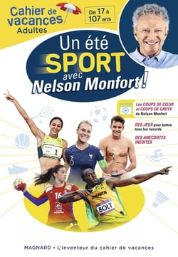 Cahier de vacances adultes : Un été sport avec Nelson Monfort ! Pour entrer dans les coulisses du sport